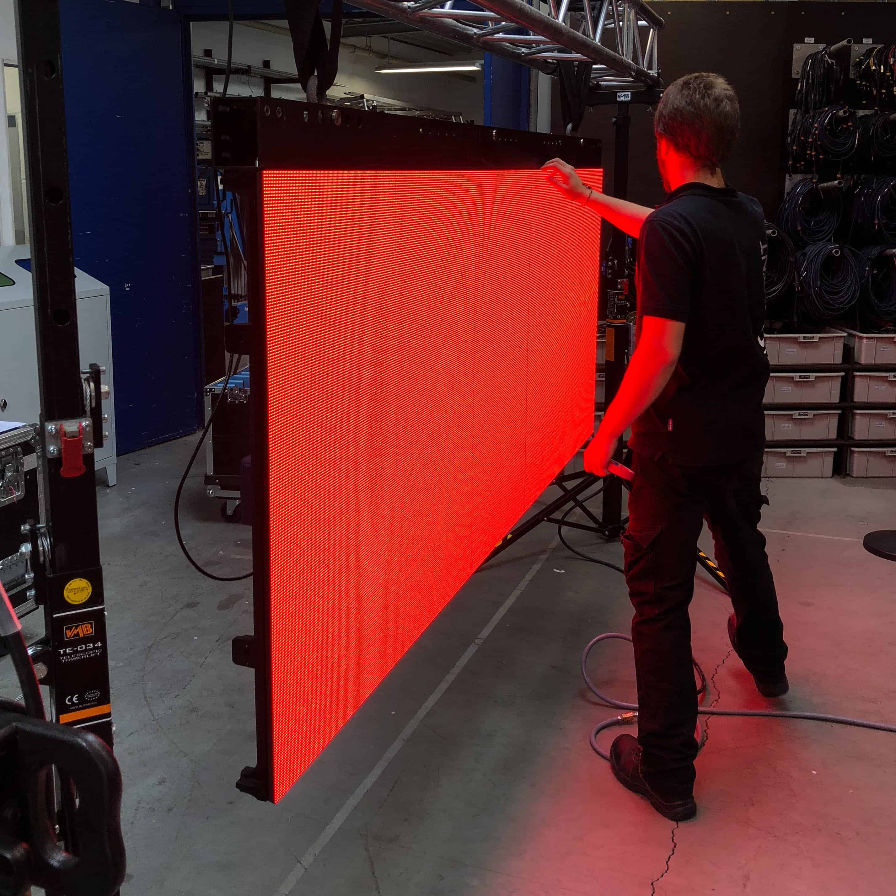 LED Farbtest rot LED Farbtest