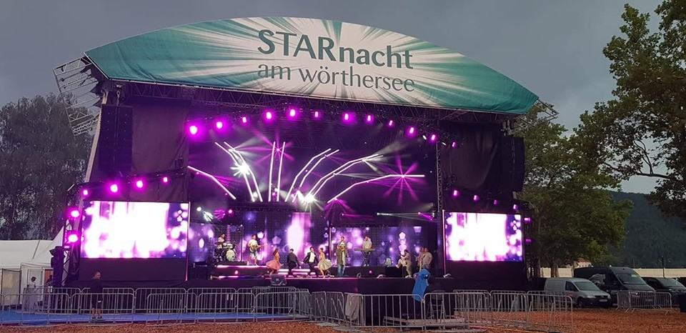 Starnacht am Wörthersee LED-Aufbau