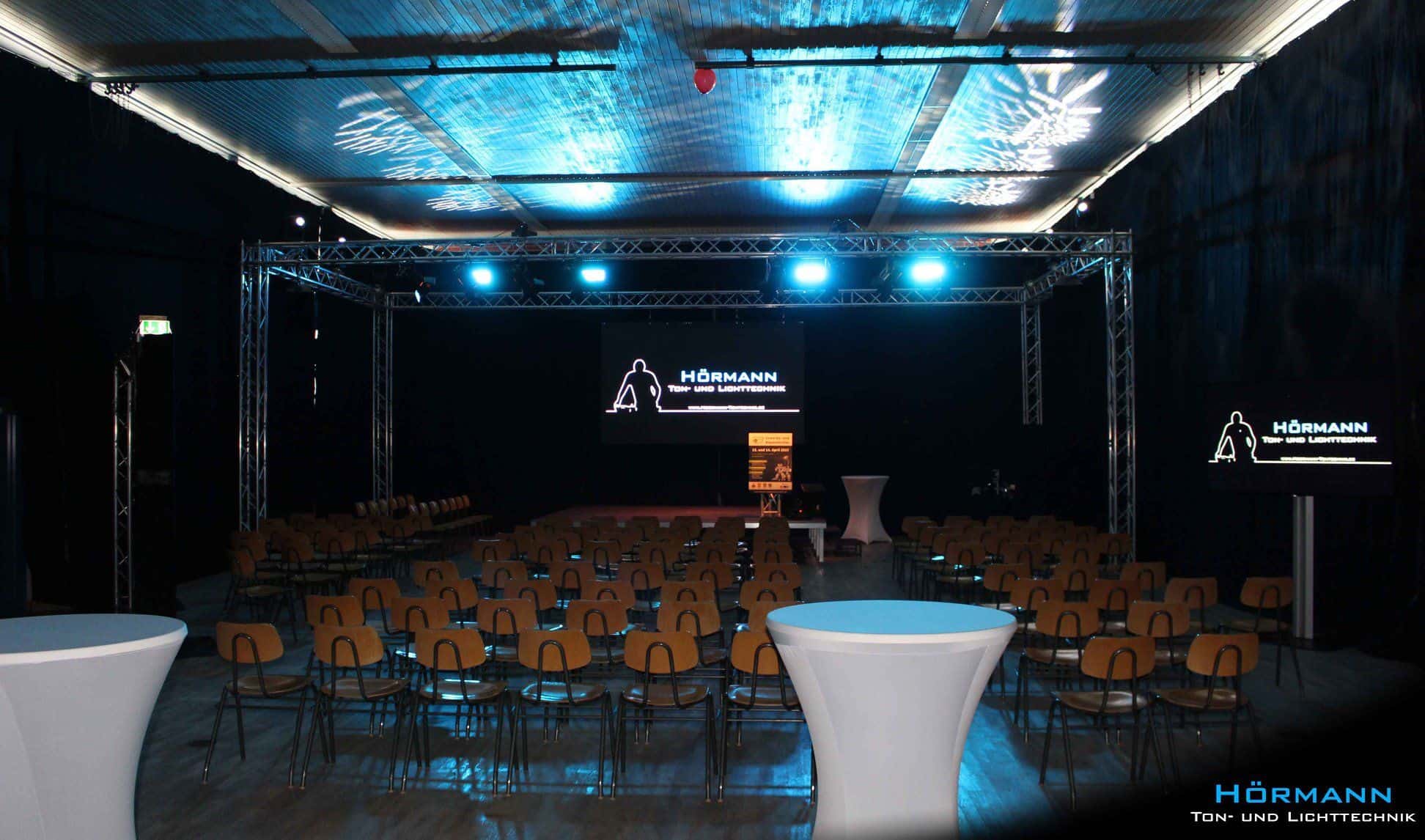 LedTek Hörmann Ton- und Lichttechnik Messe LED-Anzeigetafel Hörmann Tontechnik Lichttechnik Veranstaltungstechnik