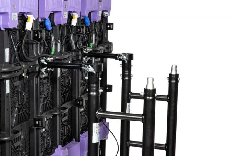 LedTek LSU Ständerwerk Nahaufnahme LSU Ständerwerk Prolyte Prolight + Sound 2019 Frankfurt