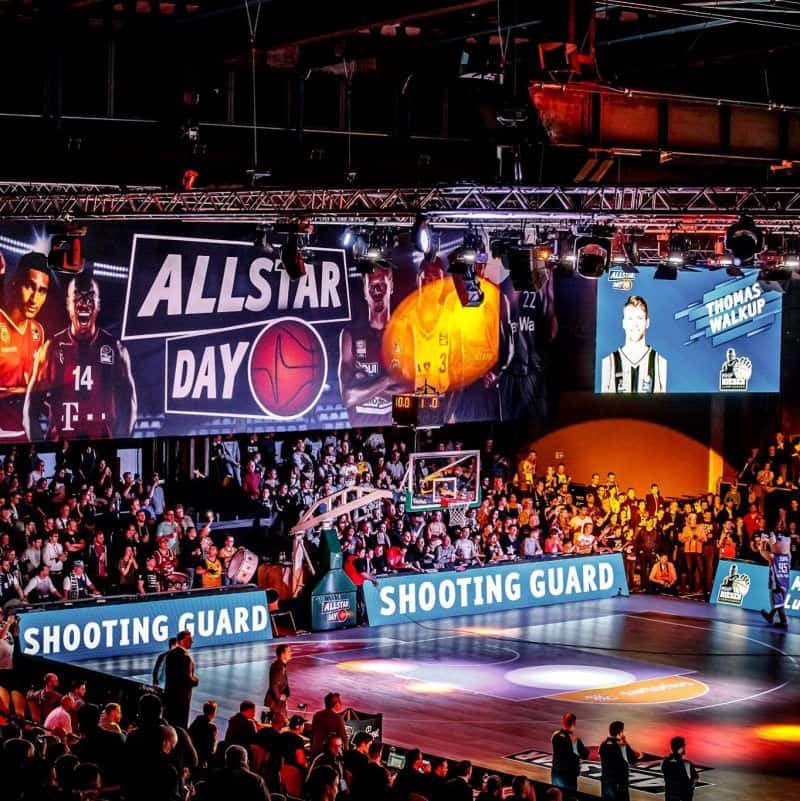 LED-Wall Spielebande Basketball ALLSTAR DAY