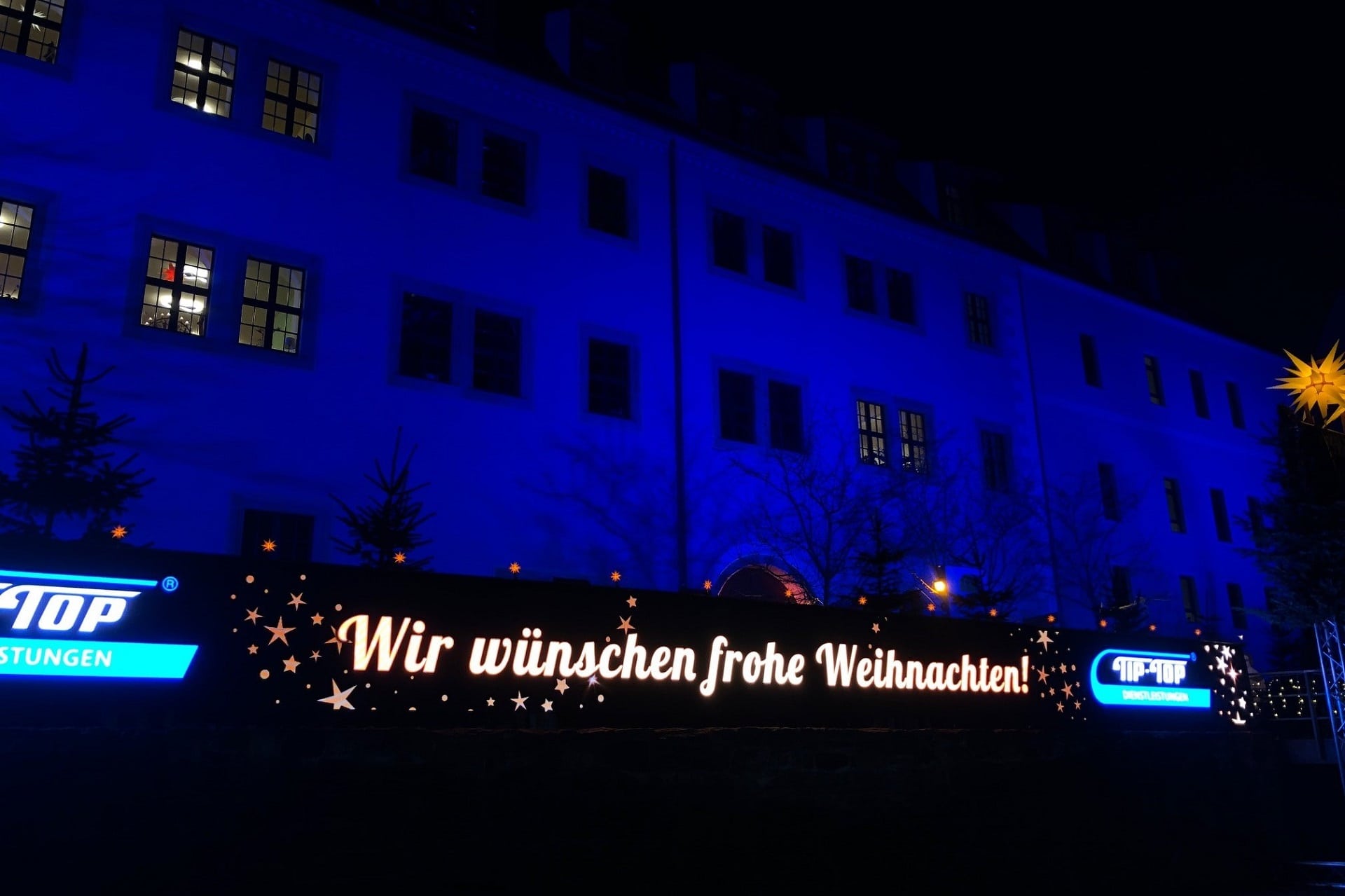 Zwickauer Weihnachtsgarten LED-Bande