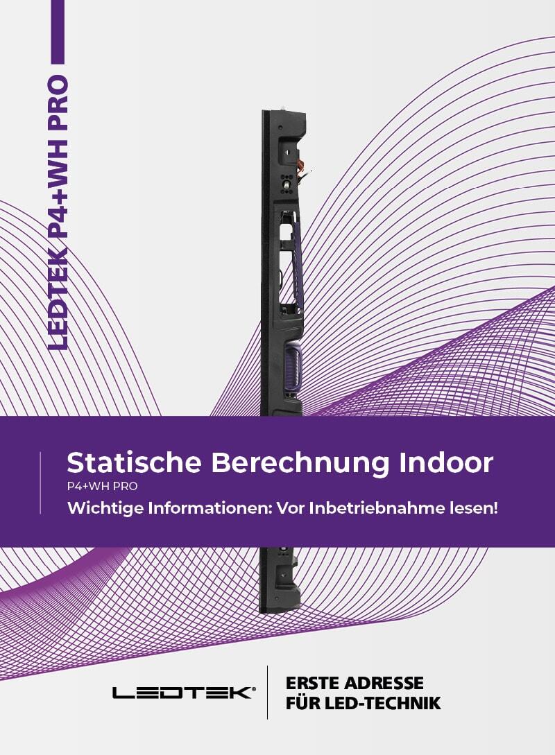 P4+WH PRO Statische Brechnung Indoor