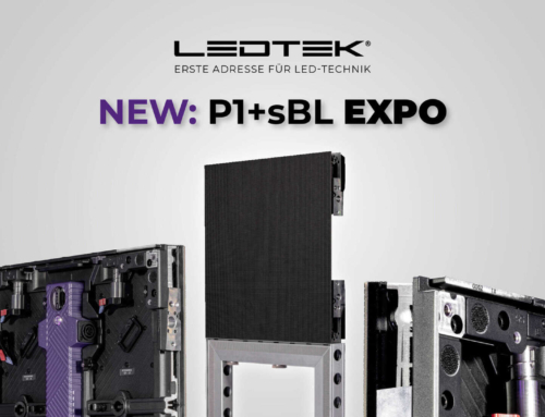 NEW: LEDTEK P1+sBL EXPO – 496mm reimagined